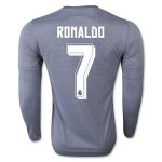 Real Madrid LS Away 2015-16 RONALDO#7 Soccer Jersey