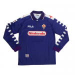 1998-99 Fiorentina Home Long Sleeve Retro Soccer Jersey Shirt