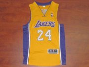 Los Angeles Lakers Kobe Bryant #24 Yellow Jersey