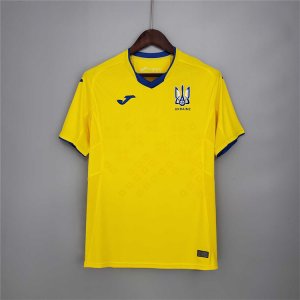 Ukraine Euro 2020 Home Yellow Soccer Jersey Football Shirt