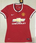 Manchester United 14/15 Women's Home Soccer Jersey