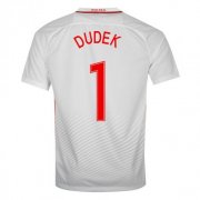 Poland Home 2016 Dudek 1 Soccer Jersey Shirt