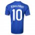 2013 Brazil #10 RONALDINHO Blue Away Jersey Shirt