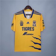 21-22 Tigres UANL Home Yellow Soccer Jersey Football Shirt