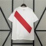 Peru Copa America 2024 Home White Soccer Jersey Football Shirt