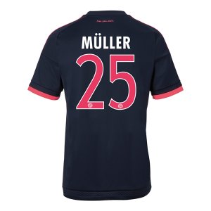 Bayern Munich Third 2015-16 MULLER #25 Soccer Jersey