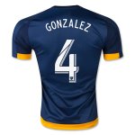 LA Galaxy Away 2015-16 GONZALEZ #4 Soccer Jersey