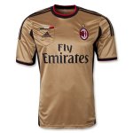 13-14 AC Milan #8 Nocerino Away Golden Jersey Shirt