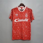 1989 Liverpool Retro Red Soccer Jersey Football Shirt