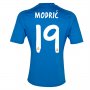 13-14 Real Madrid #19 Modric Away Blue Soccer Jersey Shirt