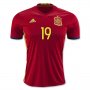 Spain Home 2016 DIEGO COSTA #19 Soccer Jersey