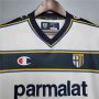 02-03 PARMA CALCIO 1913 RETRO WHITE SOCCER SHIRT JERSEY