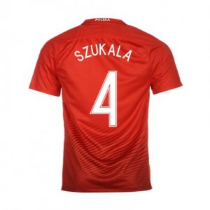 Poland Away 2016 Szukala 4 Soccer Jersey Shirt