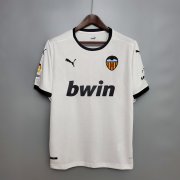 Valencia 20-21 Home White Soccer Shirt Jersey