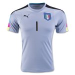 Italy Blue Goalkeeper Euro 2016 Buffon #1 Jersey
