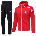 Real Madrid 18-19 Red Hoodie Tracksuit