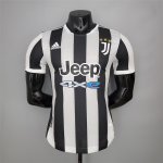 Juventus 21-22 Home White&Black Soccer Jersey Football Shirt (Player Version)
