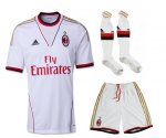 13-14 AC Milan Away White Whole Kit(Shirt+Shorts+Socks)