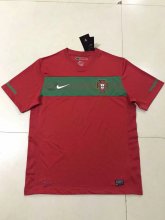 2010 SOUTH AFRICA WORLD CUP PORTUGAL HOME RED RETRO SOCCER SHIRT