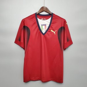 2006 World Cup Italy Red Retro Soccer Jerseys Football Shirt