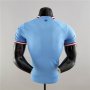 Manchester City 22/23 Home Blue Soccer Jersey Football Shirt (Authentic Version)