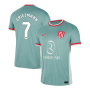 Atletico Madrid 24/25 Away Football Shirt #7 Griezmann