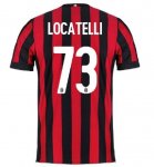 AC Milan Home 2017/18 LOCATELLI #73 Soccer Jersey Shirt