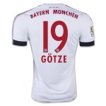 Bayern Munich Away 2015-16 GOTZE #19 Soccer Jersey