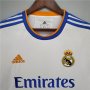 Real Madrid 21-22 Home White Soccer Jersey Football Shirt (Long Sleeve)