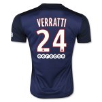 Paris Saint-Germain 2015-16 Home VERRATTI #24 Soccer Jersey PSG