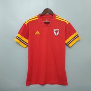 20-21 Wales Euro 2020 Soccer Jersey Home Red Football Shirt