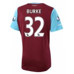 West Ham Home 2015-16 BURKE #32 Soccer Jersey