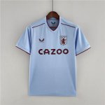 Aston Villa 22/23 Away Soccer Jersey Blue Football Shirt