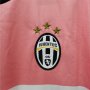 Juventus 15-16 Retro Soccer Jersey Long Sleeve Away Pink Football Shirt