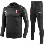 AC Milan 2018/19 Black Jacket Traiining Kit