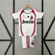 Kids AC Milan 06/07 UCL Finals Football Kit (Shirt+Shorts)