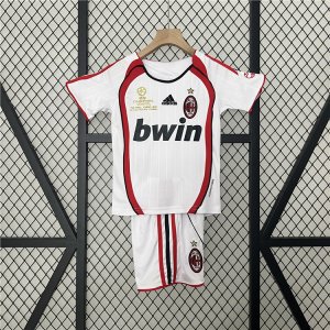 Kids AC Milan 06/07 UCL Finals Football Kit (Shirt+Shorts)