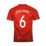 Poland Away 2016 Jodlowiec 6 Soccer Jersey Shirt