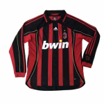 AC Milan Home 06/07 Retro Long Sleeve Soccer Jersey Shirt