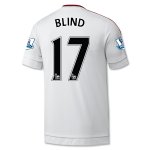 Manchester United Away 2015-16 BLIND #17 Soccer Jersey