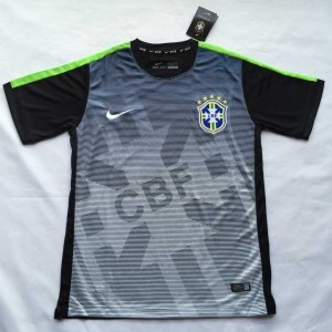 Brazil 2015-16 Black-Grey Training Shirt