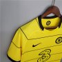 Chelsea 21-22 Away Yellow Soccer Jersey Football Shirt