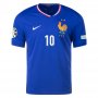 UEFA Euro 2024 France Home Football Shirt Soccer Jersey MBAPPE #10