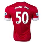 Manchester United Home 2015-16 JOHNSTONE #50 Soccer Jersey