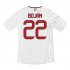 13-14 AC Milan #22 Bojan Away White Soccer Shirt