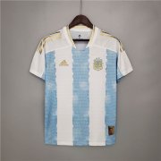 2021 Argentina Maradona Commemorative Edition White Soccer Jersey Football Shirt