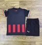 Kids AC Milan 22/23 Home Red Soccer Suit Football Kit (Shirt+Shorts)