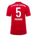 Bayern Munich Home 2019-20 PAVARD #5 Soccer Jersey Shirt