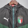 2021 Italy Kit Green Dark Green Windbreaker Jacket