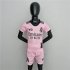 Kids/Youth Real Madrid X Y3 22/23 Pink Soccer Football Kit(Shirt+Short)